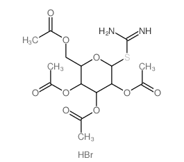 51224-13-6 ,2-(2,3,4,6-O-四乙酰基-beta-D-半乳糖)異硫脲氫溴酸鹽, CAS:51224-13-6