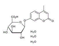 199329-67-4 ,4-甲基傘形酮-beta-d-葡萄糖醛酸苷,  MUG; 4-MU-b-D-GlcA; 4-Methylumbelliferyl b-D-glucuronide trihydrate