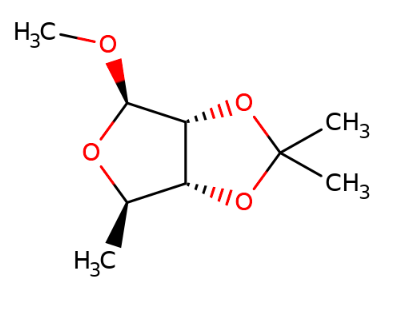23202-81-5 , 甲基-5-脫氧-2,3-O-異亞丙基-beta-D-呋喃核糖苷,Methyl 5-deoxy-2,3-O-isopropylidene-b-D-ribofuranoside, CAS:23202-81-5
