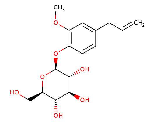 18604-50-7, 丁香酚葡糖苷,柑橘素C,Citrusin C, Eugenol glucoside, CAS:18604-50-7