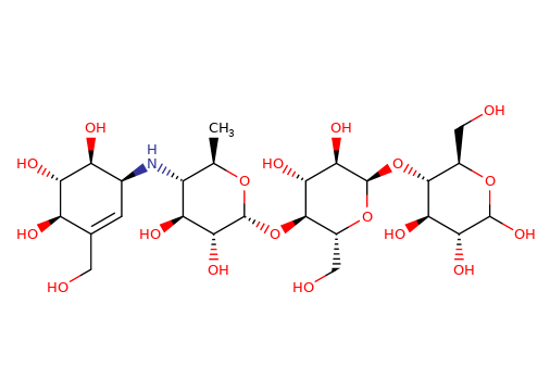 56180-94-0 , 阿卡波糖, Acarbose, CAS:56180-94-0
