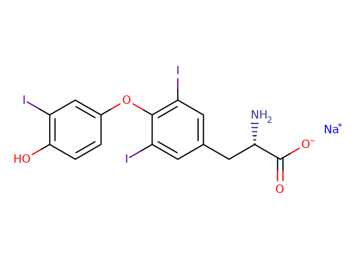 55-06-1, 三碘代甲狀腺素鈉鹽, Liothyronine Sodium, CAS:55-06-1