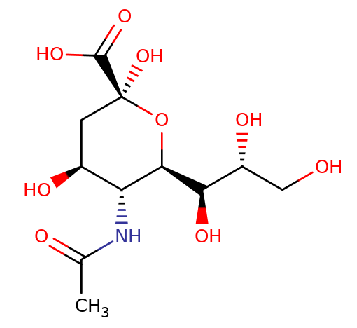 131-48-6 , N-乙酰-神經氨酸, 唾液酸, CAS:131-48-6