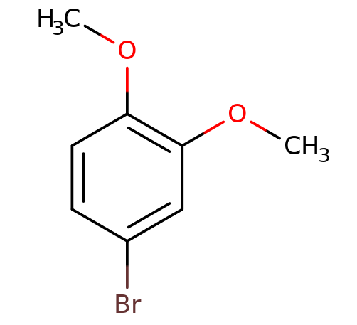 2859-78-1, 4-溴黎蘆醚, 3,4-二甲氧基溴苯, 4-Bromoveratrole, CAS:2859-78-1