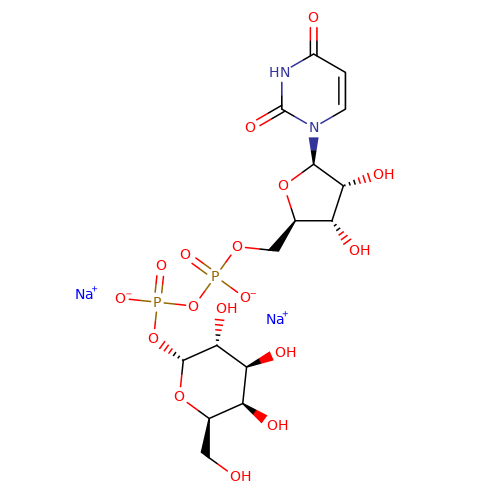 137868-52-1,尿苷二磷酸-半乳糖二鈉, UDP-a-D-Galactose disodium salt， Cas:137868-52-1