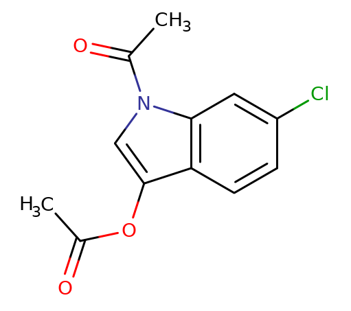 108761-33-7,1-乙?；?6-氯-1H- 吲哚-3-乙酯, 1-Acetyl-6-chloro-1H-indol-3-yl acetate, Cas:108761-33-7