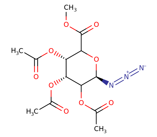 67776-38-9 ,1-疊氮-1-脫氧-beta-D-2,3,4-三乙酰基半乳糖醛酸甲酯, CAS:67776-38-9